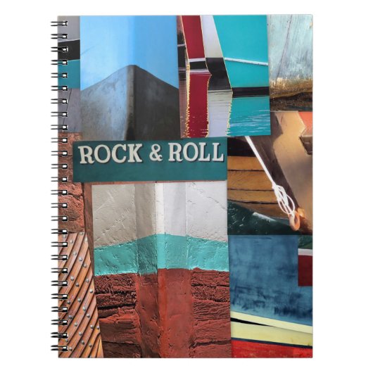 Boote abstrakt - Notebook Notizblock (Vorderseite)