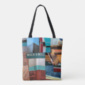 Boote abstrakte Tasche (Rückseite)