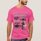 BOOTE AM BODEN (PINK) T-Shirt (Vorderseite)