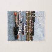 Boote am Fluss Conwy, Wales Puzzle (Horizontal)