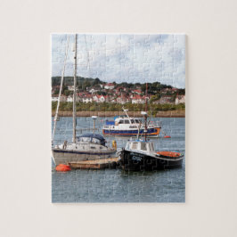 Boote am Fluss Conwy, Wales Puzzle