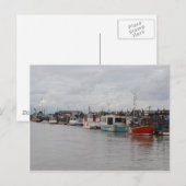 Boote am Fluss in Southwold Postkarte (Vorne/Hinten)
