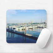 Boote am Hudson River, Riverside Park, NYC Mousepad (Mit Mouse)
