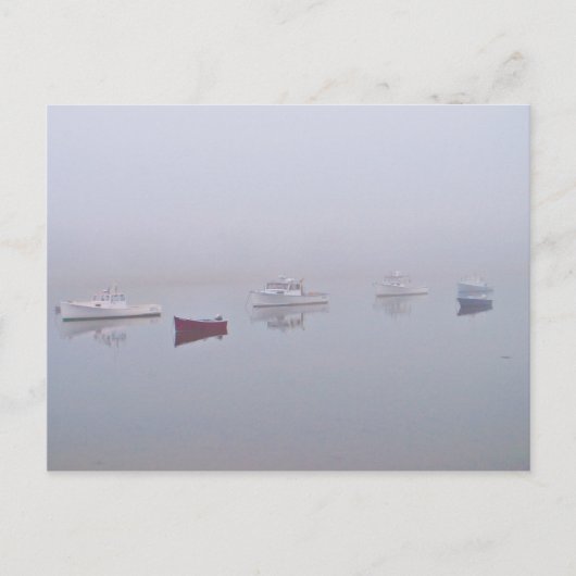 Boote am Kap-Porpoise-Hafen in Kennebunkport, ME Postkarte (Vorderseite)