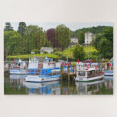 Boote am Lake Windermere, Cumbrien, England Puzzle (Horizontal)