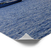 Boote am See Champlain Poster (Ecke)