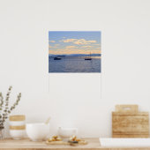 Boote am See Champlain Poster (Küche)