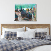 Boote am Strand bei É Vertrag | Claude Monet | Leinwanddruck (Insitu (Schlafzimmer))
