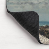 Boote am Strand, Étretat - Gustave Courbet Mousepad (Ecke)