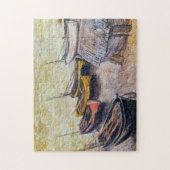 Boote am Strand Monet Fine Art Puzzle (Vertikal)