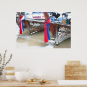 Boote am Strand | Phi Phi Islands, Thailand Poster (Küche)