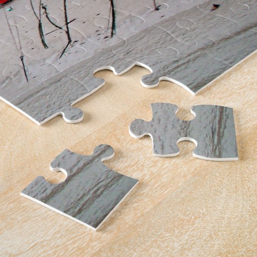 Boote am Strand Puzzle (Seite)