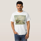 Boote am Strand von Saintes-Maries T-Shirt (Vorne ganz)