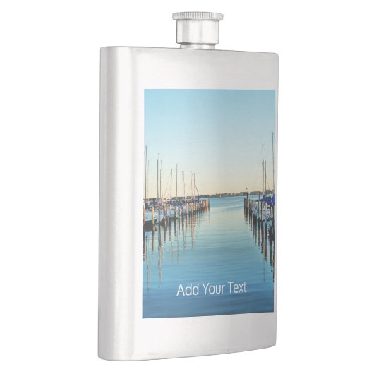 Boote am Yachthafen von Shirley Taylor Flachmann (Rechts)