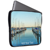 Boote am Yachthafen von Shirley Taylor Laptopschutzhülle (Vorne Rechts)