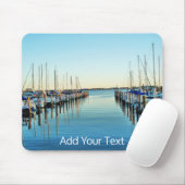 Boote am Yachthafen von Shirley Taylor Mousepad (Mit Mouse)