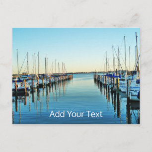Boote am Yachthafen von Shirley Taylor Postkarte