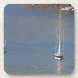 Boote an der Erholung in Sorrento Italien Getränkeuntersetzer