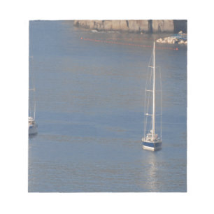 Boote an der Erholung in Sorrento Italien Notizblock