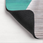 Boote an einer Anlegestelle im pazifischen Mousepad (Ecke)