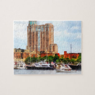 Boote an innerem Hafen-Baltimore MD Puzzle