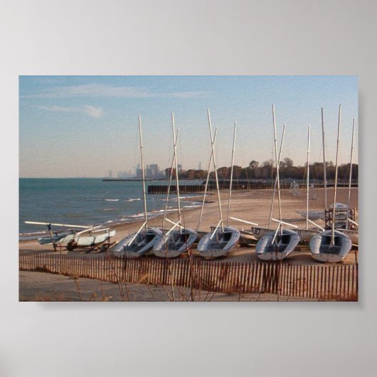 Boote an Land Poster (Vorne)