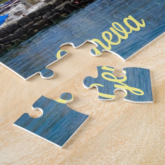 Boote Anchored Lake Schweiz Puzzle (Seite)