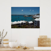 Boote auf Bermuda Poster (Küche)