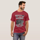 BOOTE AUF DEM BODEN (gry) T-Shirt (Vorne ganz)
