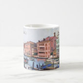 Boote auf dem Canale Grande - Venedig, Italien Tas Kaffeetasse (Mittel)