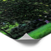 Boote auf dem Central Park Lake, San Remo Poster (Ecke)