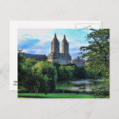 Boote auf dem Central Park Lake, San Remo Postkarte (Vorne/Hinten)