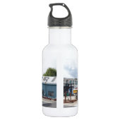 Boote auf dem harten edelstahlflasche (Rückseite)