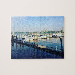 Boote auf dem Hudson River NYC New York City Puzzl Puzzle