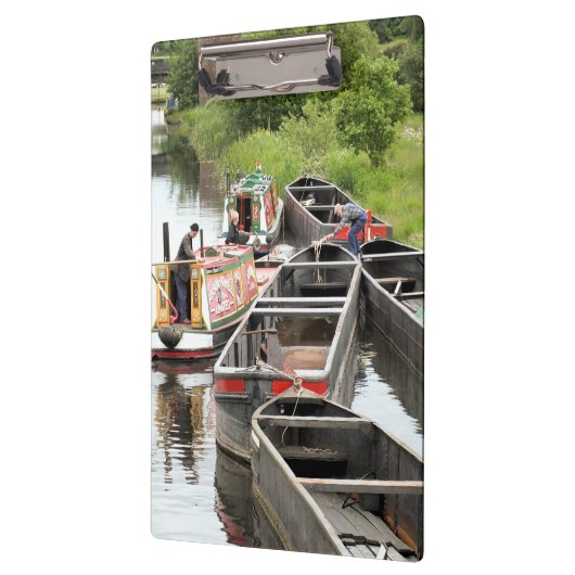 BOOTE AUF DEM KANAL KLEMMBRETT (Links)