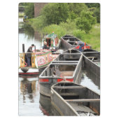 BOOTE AUF DEM KANAL KLEMMBRETT (Rückseite)