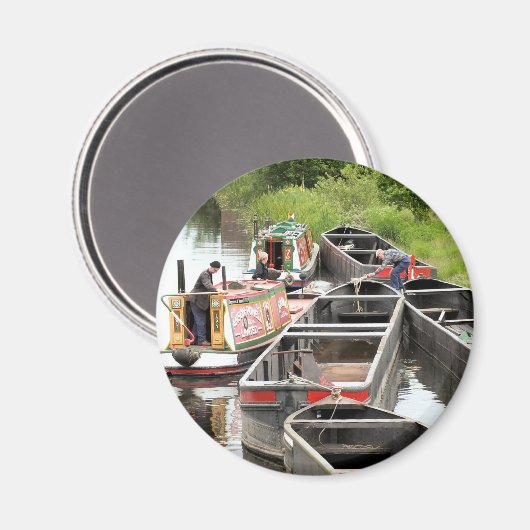 BOOTE AUF DEM KANAL MAGNET (Vorderseite/Rückseite)