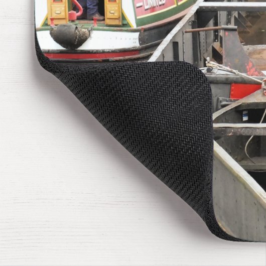 BOOTE AUF DEM KANAL MOUSEPAD (Ecke)