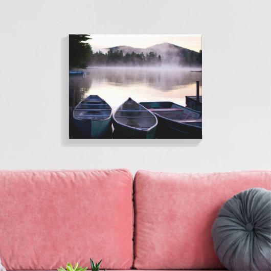 Boote auf dem Plattensee Leinwanddruck (Insitu (Wohnzimmer))