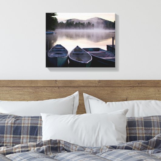 Boote auf dem Plattensee Leinwanddruck (Insitu (Schlafzimmer))