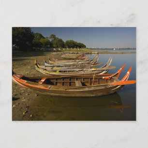 Boote auf dem See zwischen Kyauktawgyi Paya und Postkarte