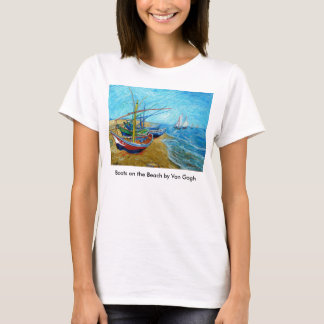 Boote auf dem Strand T-Shirt