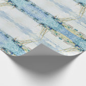 Boote auf dem Wasser - Kunstdrucke - Geschenkpapier (Ecke)