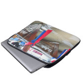 Boote auf den Phi-Phi-Inseln des Strand-|, Laptopschutzhülle (Vorne Knopf)