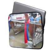Boote auf den Phi-Phi-Inseln des Strand-|, Laptopschutzhülle (Vorderseite Links)