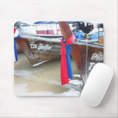 Boote auf den Phi-Phi-Inseln des Strand-|, Mousepad (Mit Mouse)
