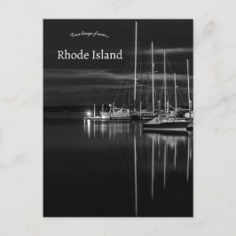 Boote auf der Insel Nord-Kingstown Rhode Postkarte