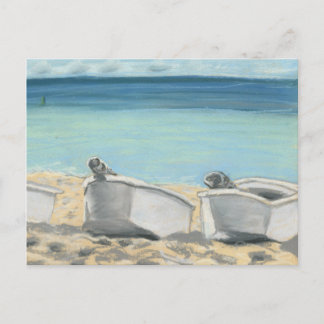 Boote auf der Postkarte Grande Anse