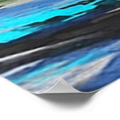 Boote auf See hängen Tapisserie Poster (Ecke)