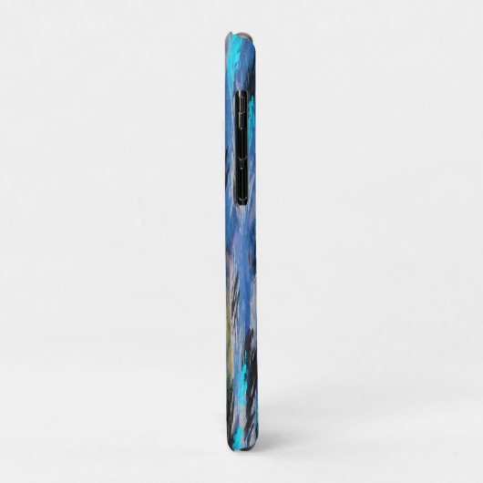 Boote auf See Vlies Decke Case-Mate iPhone Hülle (Hinten/Links)